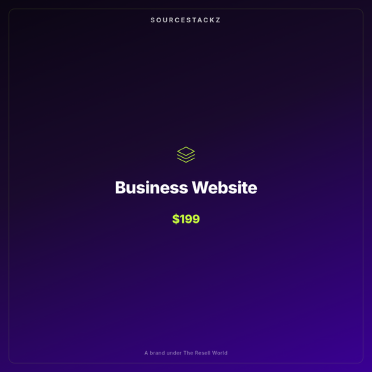 Business Website